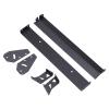 Rear Wing Black Adjustable Angle Wear Resistant RC Car Rear Wing Aerodynamic Spoiler Double Layer for 1/10 On Road Racing Drift Car view 1