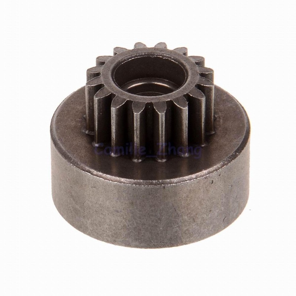 StiNGZjdM Compatible with HSP 02107 Single Engine Gears 16T Nitro Clutch Bell Universal Motor Gear for 1:8 RC Model Car 94108 94188 94101 94105 DIY
