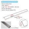 Wall Corner Guard Metal, 2 4 6 Pcs Wall Edge Protectors Guards/ Self-adhesive Baby Proofing Wallpaper Angle Bumper for Protect Walls Sharp Furniture, 20 24 26 36 48 60 72 80 Inch(2 pack silver,40in/10 view 3