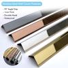 Wall Corner Guard Metal, 2 4 6 Pcs Wall Edge Protectors Guards/ Self-adhesive Baby Proofing Wallpaper Angle Bumper for Protect Walls Sharp Furniture, 20 24 26 36 48 60 72 80 Inch(2 pack silver,40in/10 view 4