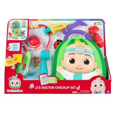 CoComelon CMW0691 - Sing Along Doctor's Case, Educational Toy with Sound, Official German Language Version