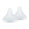 NUK Perfect Match Fast Flow Soft Silicone Nipple with Anti-Colic Vent, 2 Pack, BPA Free view 1