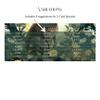 3 Card Spread Tarot Mat for Beginners and Experts, 8 Printed Layouts for Reading, Divination Cloth, Large Size Protective Desk or Table Pad for Readings (Moonlit-Hare-2) view 3