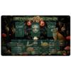 3 Card Spread Tarot Mat for Beginners and Experts, 8 Printed Layouts for Reading, Divination Cloth, Large Size Protective Desk or Table Pad for Readings (Apothecary-Witch-2) view 1