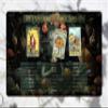 3 Card Spread Tarot Mat for Beginners and Experts, 8 Printed Layouts for Reading, Divination Cloth, Large Size Protective Desk or Table Pad for Readings (Apothecary-Witch-2) view 4