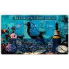 3 Card Spread Tarot Mat for Beginners and Experts, 8 Printed Layouts for Reading, Divination Cloth, Large Size Protective Desk or Table Pad for Readings (Apothecary-Crow-2) view 1
