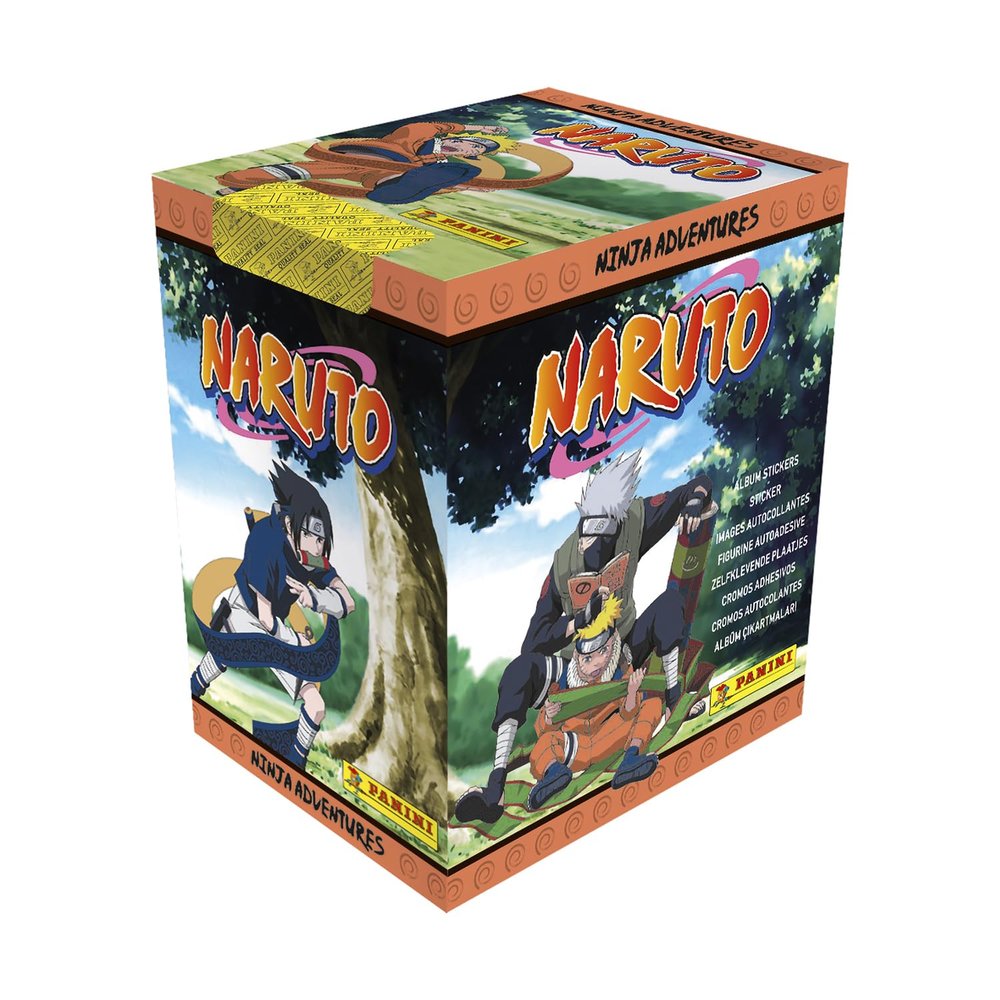 Panini Naruto-The Adventures of a Ninja Box with 36 Pockets, 005103BOX36F