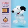 warmies Microwavable & Weighted Stuffed Animals, Snoopy - Heated Stuffed Animal Plushie for Warmth & Comfort - Cute Soft Plush Toys for Adults & Children (Boys, Girls, Babies & Toddlers) view 4