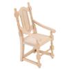 1:12 Wooden Dollhouse Chair Vivid Lightweight Portable Simulation Miniature Chair for Doll Lovers view 1