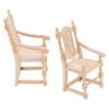1:12 Wooden Dollhouse Chair Vivid Lightweight Portable Simulation Miniature Chair for Doll Lovers view 2