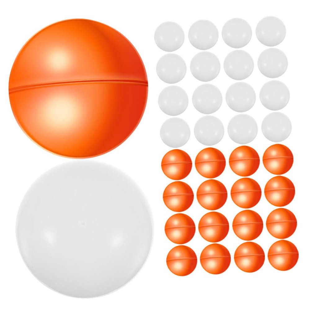 Alasum 50pcs Openable Colored Raffle Game for Parties Festivals and Events Easy to Find Reusable Plastic Props