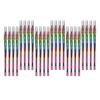 10/24Pcs Stacking Buildable Stackable Colouring Pencils 11 in 1 Building Block Colouring Wax Crayon view 1
