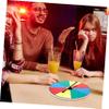 ULDIGI Blank Prize Wheel for Raffles and Drawings Rotating Game Spinner for Parties and Events Lightweight and Portable Desktop Turntable Game Supply view 3