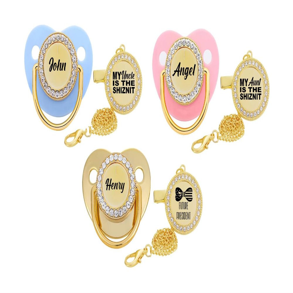 Personalized Pacifier - Name Pacifier - Personalized Binky - Baby Gift - Baby Girl Pacifier - Pacifier with Name - Custom Binky - Baby Boy Pacifier
