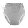 WEEOATAR Unisex Adult Cloth Diaper,Incontinence Cloth Diaper,Swim Nappie,Reusable,Washable and Adjustable with Snaps,Underwear for Seniors,Disability,Postpartum Waist: 22.0-35.4in(Grey,XL) view 1