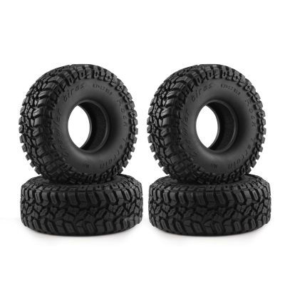 4PCS Soft Rubber Tires for RC 1:10 On Road Car 1.9" Crawler Tires with Foam for Axial SCX10 90047 SCX10 III AXI03007 Redcat Gen8 TRX-4 Tyre