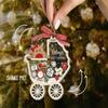 Personalized Baby's First Christmas Ornament 2024, Custom New Baby Gift, 4D Shake Babies Ornament, Baby Name Xmas Keepsake, Gift for Baby Girl, Baby Boy, Newborn Christmas view 2