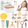 Vanplay Wooden Makeup Kit - Toys for 2 3 Year Old Girls Easter Birthday Gifts, Pretend Play Set for Toddler Girls 2-4, Beauty & Hair Salon Toys for Kids 3-5 view 1