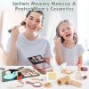Vanplay Wooden Makeup Kit - Toys for 2 3 Year Old Girls Easter Birthday Gifts, Pretend Play Set for Toddler Girls 2-4, Beauty & Hair Salon Toys for Kids 3-5 view 2