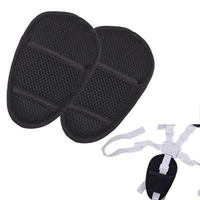 2 Pack Car Seat Crotch Cushion Universal Cushion Crotch Pads,Stroller Crotch Pads for Car Seat Pushchair for Comfort Cushion Car Seats Covers(Black)