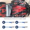 equlup RC Body Clips Pins, 4PCS RC Body Clips Pins RC Car Shell Body Fixed Clips Retainer Silicone Metal Universal for 1/10 Model Car (Dark Blue) view 4