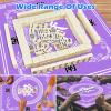 Mahjong Mat, 31.5 in x 31.5 in Mahjong Table Mat, Anti Slip and Noise Reduction Table Cover for Poker Card Board Tile Game and Dominoes(Purple) view 4
