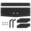 RCHUBAM 1/16 RC Rear Wing Spoiler Carbon Fiber RC Tail Wing Compatible with Losi Mini-B 1/16 RC Off Road RC Truck Upgrade Parts view 3