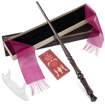CharmRegion Wooden Wizard Magic Wand Hand Carved Wood Witch Wand for Kids Collection Cosplay, 14.5 in, Rune