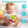 iPlay, iLearn 6 in 1 Baby Busy Board Cube, Montessori Sensory Toy Toddler 1-3, Infant Carseat Plane Travel, Kid Animal Cube Learning Activity, Easter Birthday Gift 6 9 12 18 Month 1 2 Year Girl Boy view 2