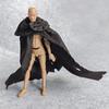 1/12 Scale Doll Clothes Action Figure Cloak for 6 inches 1:12 Action Figure Clothes (Black Hoodless) view 2