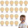 20 Pieces Wood Pacifier Clips Teething Grasping Toy Suspender Clips Natural Beech Wood Pacifier Clip Holder Charm DIY Pacifier Clips Chain Accessories view 1