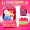 Storage Case Compatible with Little Tikes Story Dream Machine Books Starter Set, Storage Case for Little Tikes for Storybook, Audio Play, Character,with Handle and Shoulder Strap (Rose) view 2