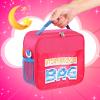 Storage Case Compatible with Little Tikes Story Dream Machine Books Starter Set, Storage Case for Little Tikes for Storybook, Audio Play, Character,with Handle and Shoulder Strap (Rose) view 4