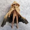 1/12 Scale Doll Clothes Action Figure Cloak for 6 inches 1:12 Action Figure Clothes (Sand Color Hooded) view 1