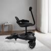 2-in-1 Stroller Board, Rider Stroller, Buggy Board with Detachable Seat Standing Board, Child Rides Alongside Stroller Attachment with Comfy Padded Saddle Seat, Holds Children Up to 55lbs view 3
