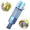 2024 New 3 in 1 Multifunctional Cleaning Cup Lid Brush, Cup Lid Gap Cleaning Brush Set, Portable Crevice Cleaning Brush Set, for Baby Bottle Gap Tight Spaces (B-Red) view 3