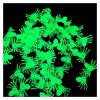 ASDJKL Holiday Decoration 50pcs/Lot Halloween Spiders Decorations,Small Black Plastic Spiders,Fake Spider Prank Toys,Luminous Spider,Haunted House Decor Halloween Decorations(Luminous) view 4