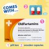 JULEASEL Funny Prank Pill Box, 50th 60th 70th Birthday Gifts for Him, Funny Birthday Gifts for Men, Novelty Joke Gifts for Father, Gag Pill Gifts for Men, Christmas Gag Gifts (OldFartamins) view 4