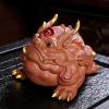 SABALON Tea Pet Tea Pets Purple Sand Toad Tea Pet Chinese Style Ornaments Tea Play Tea Table Tea Tray Can Support Kung Fu Tea Set Zen Tea Ceremony Gongfu Tea Set Kung Fu Tea Set(A) view 4