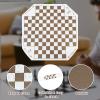 3 or 4 Player Chess Board Game Set,64 Pieces Colorful Chess,Chess Game for Team with a Leather Game Mat view 4