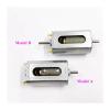 TZNLTPFY FK-180 Carbon Brush Electronic Starter Single Shaft/Dual Shaft High Speed Dual Shaft Electronic Starter with Cooling Hole DIY RC Toy Slot Car Boat DINZHHENGYIN(Model B Dual Shaft) view 2