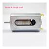 TZNLTPFY FK-180 Carbon Brush Electronic Starter Single Shaft/Dual Shaft High Speed Dual Shaft Electronic Starter with Cooling Hole DIY RC Toy Slot Car Boat DINZHHENGYIN(Model B Dual Shaft) view 3