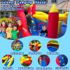 Bounce House,Inflatable Bouncer with Air Blower for Kids 3-10,Outdoor and Indoor Jumping Castle with Long Slide,Trampoline,Obstacles,Climbing Wall,Ball Pit/Water Pool view 3