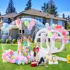 AKEYDIY Bubble Balloon House for Kids Adults 10FT Bubble House Dome Inflatable, 750W Air Blower & 500W Air Pump & 100 Balloons Included, Inflatable Bubble House for Birthday Party Wedding view 1