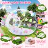 AKEYDIY Bubble Balloon House for Kids Adults 10FT Bubble House Dome Inflatable, 750W Air Blower & 500W Air Pump & 100 Balloons Included, Inflatable Bubble House for Birthday Party Wedding view 2