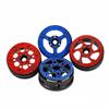 1.9 Inch Carbon Fiber Delrin Wheels Rim for 1/10 RC Rig Crawler LCG Comp Builds SCX10 Capra TRX4 TGH Dlux Gspeed V4 UGRC Chassis (4PCS B Blue) view 4