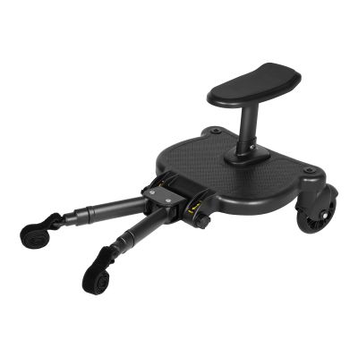 Universal Stroller Board with Detachable Seat, Sit and Stand Stroller Attachment for Toddler to Ride Suitable for Most Brands of Strollers, Holds Children Up to 55lbs