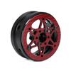 1.9 Inch Carbon Fiber Delrin Wheels Rim for 1/10 RC Rig Crawler LCG Comp Builds SCX10 Capra TRX4 TGH Dlux Gspeed V4 UGRC Chassis (4PCS A Red) view 2