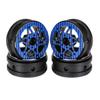 1.9 Inch Carbon Fiber Delrin Wheels Rim for 1/10 RC Rig Crawler LCG Comp Builds SCX10 Capra TRX4 TGH Dlux Gspeed V4 UGRC Chassis (4PCS A Blue) view 1