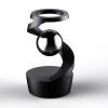 Anti-Gravity Desktop Gyro, Gravity Defying Kinetic Desk Toy, Desktop Suspended Gyroscope, Executive Desk Toy Levitating Spinning Metal, Rotating Spinner with Floating Ball for Desktop Decor(Black) view 1